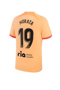 Fotbalové Dres Atletico Madrid Alvaro Morata #19 Třetí Oblečení 2022-23 Krátký Rukáv